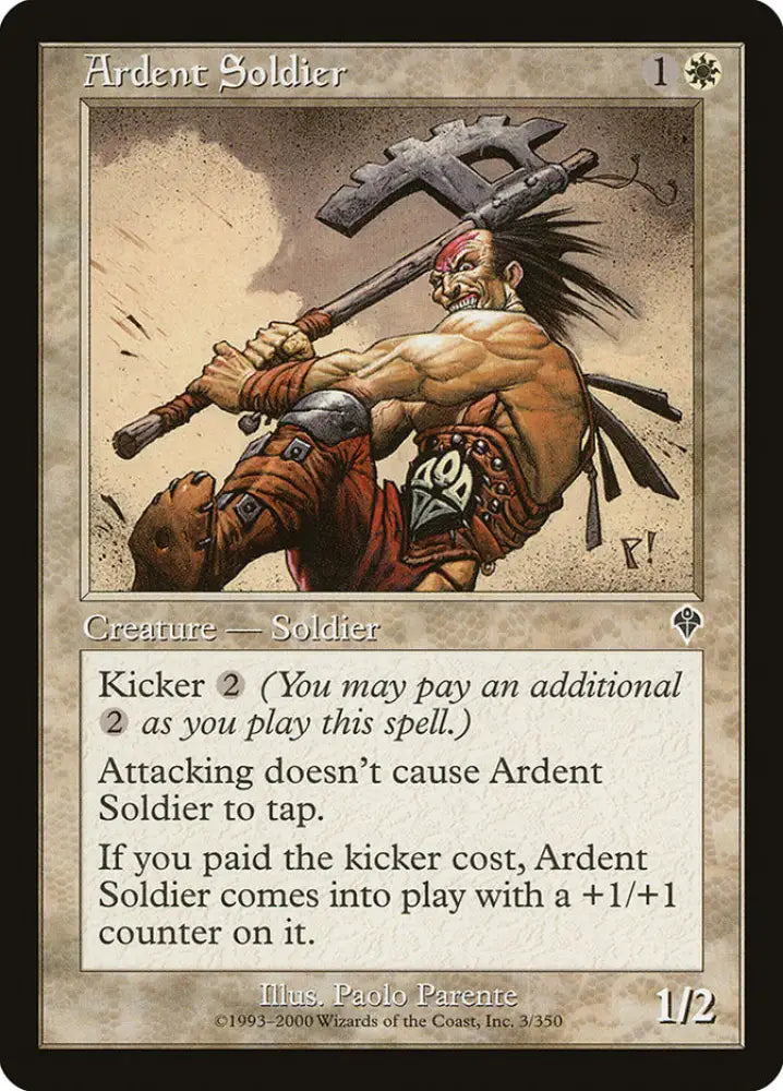 Ardent Soldier [Invasion] - MTG Single