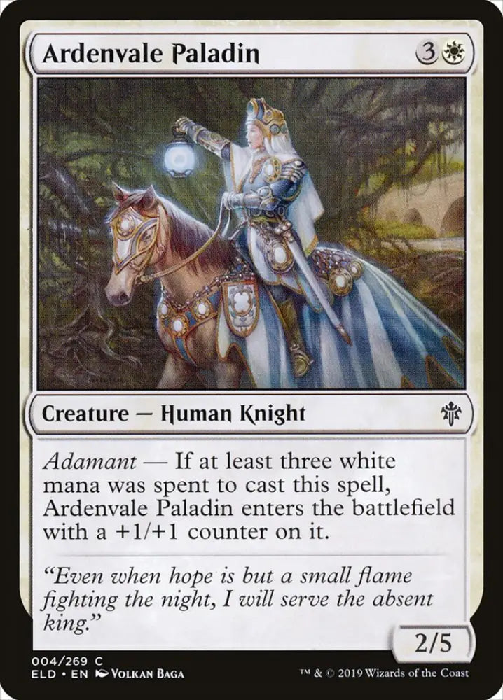 Ardenvale Paladin [Throne of Eldraine] - MTG Single