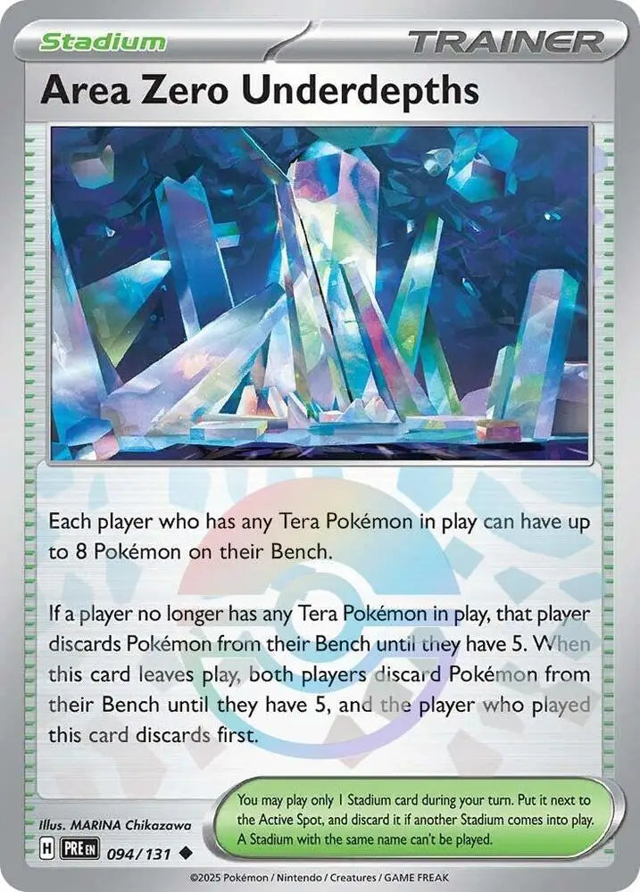 Area Zero Underdepths (094/131) (Poke Ball Pattern) [Scarlet & Violet: Prismatic Evolutions] - Pokemon Single