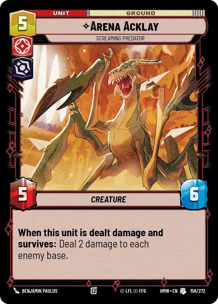 Arena Acklay - Screaming Predator (156/272) [Homeworlds]