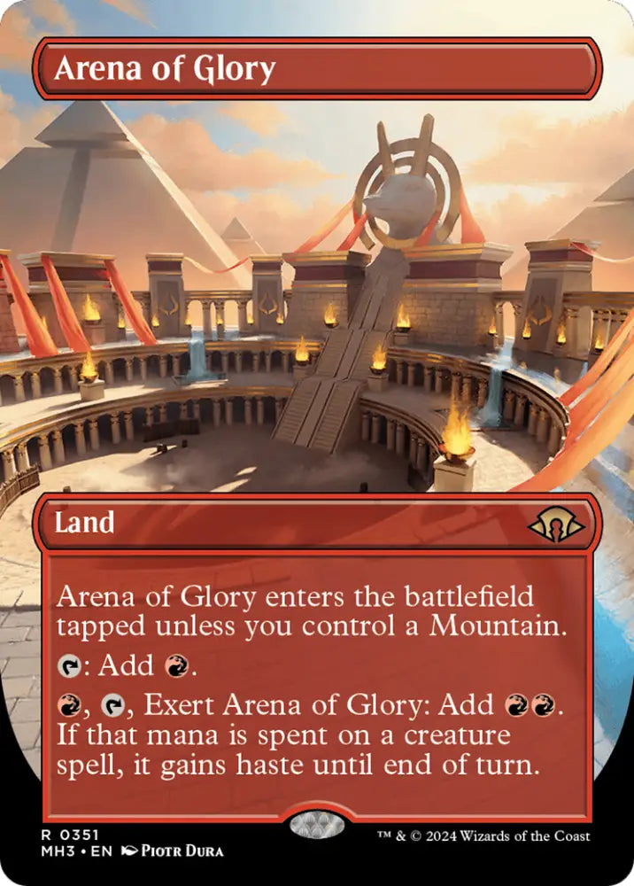 Arena of Glory (Borderless) [Modern Horizons 3] - MTG Single