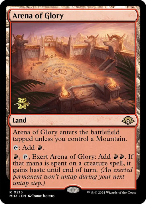 Arena of Glory [Modern Horizons 3 Prerelease Promos] - MTG Single
