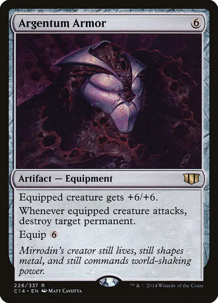 Argentum Armor [Commander 2014] - MTG Single