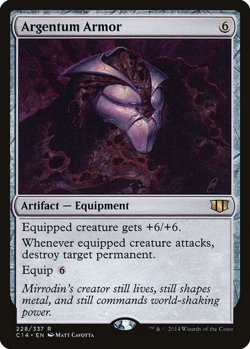 Argentum Armor [Commander 2014] - MTG Single