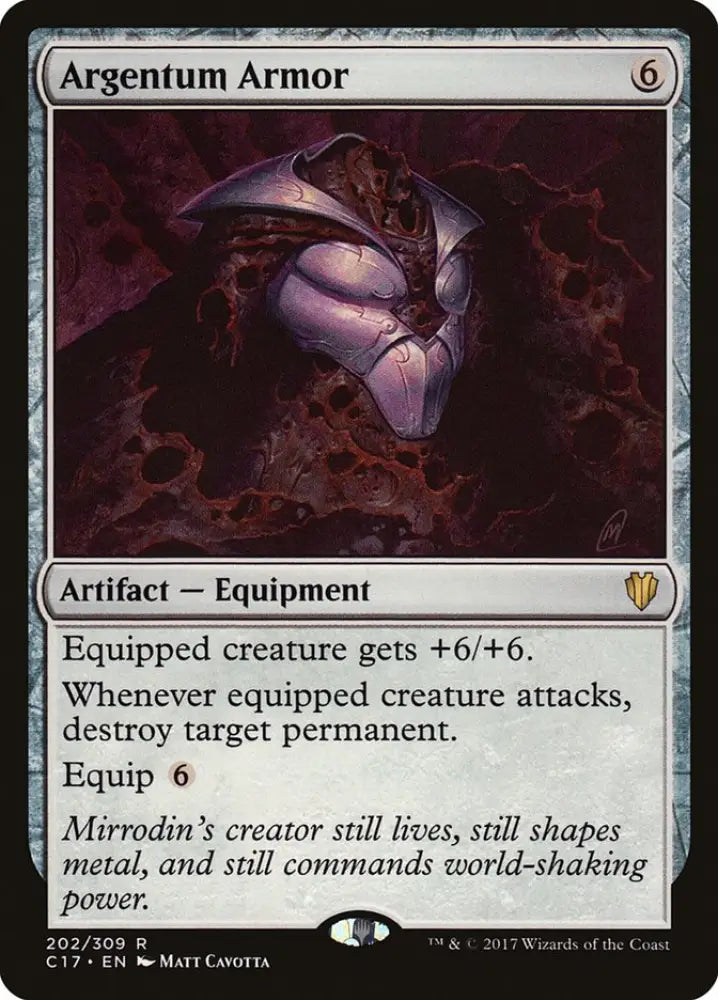 Argentum Armor [Commander 2017] - MTG Single