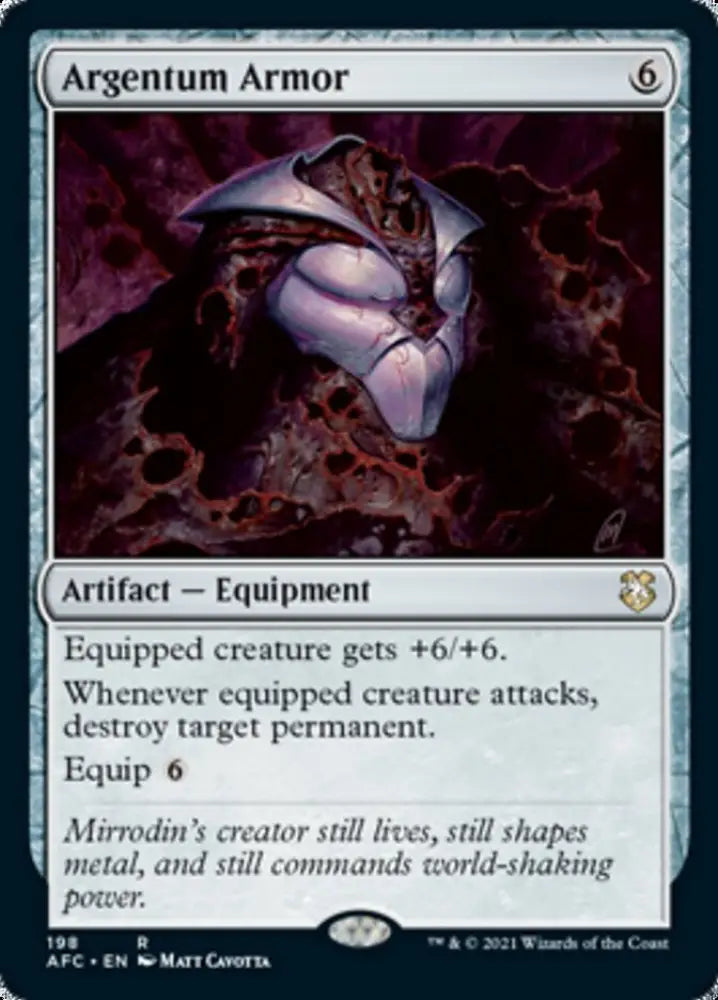 Argentum Armor [Dungeons & Dragons: Adventures in the Forgotten Realms Commander] - MTG Single