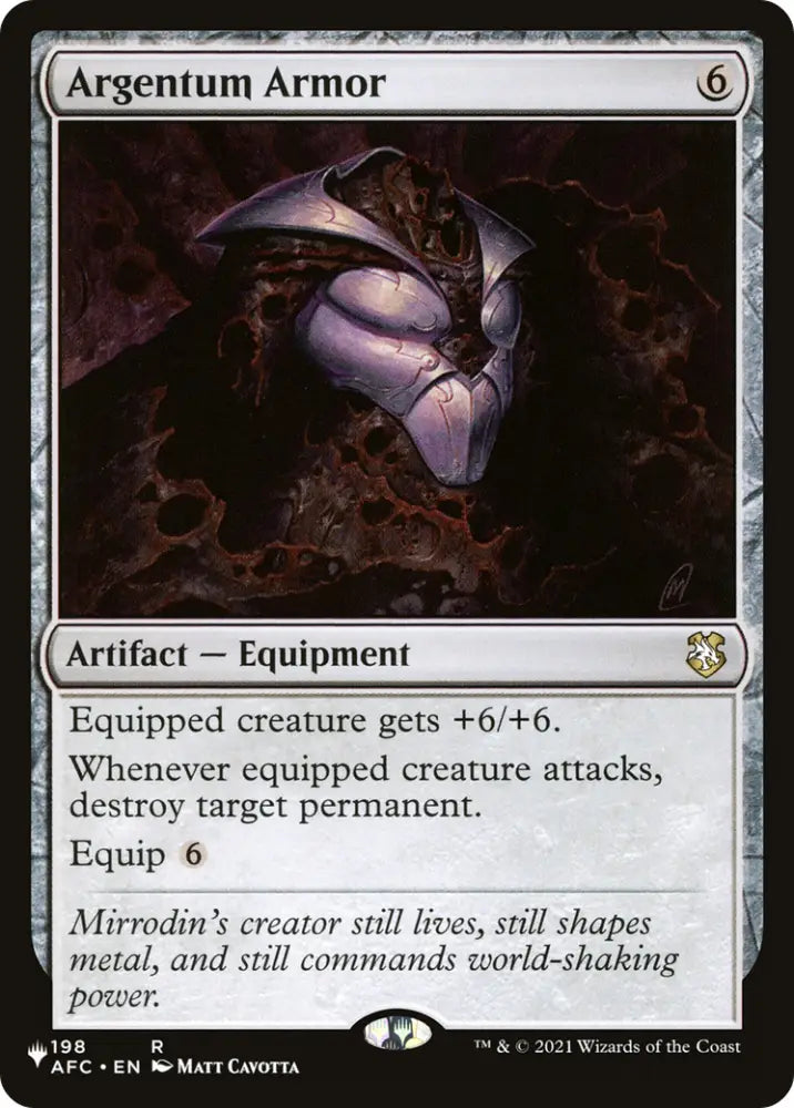 Argentum Armor [The List] - MTG Single