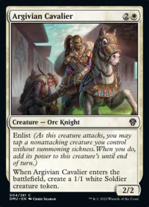Argivian Cavalier [Dominaria United] - MTG Single