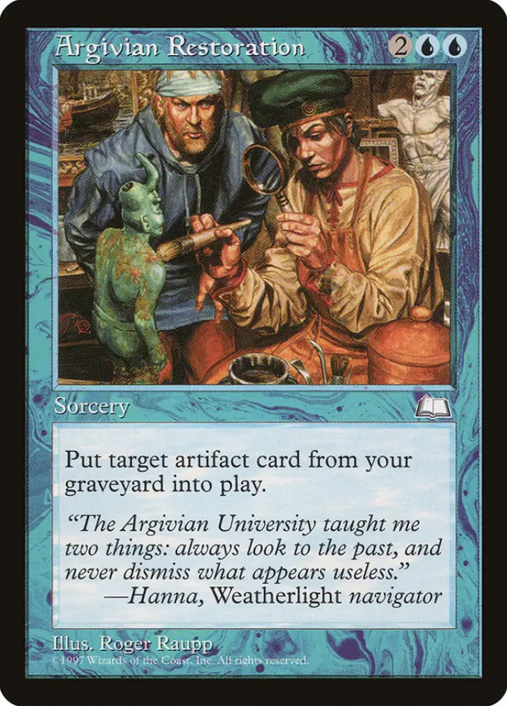 Argivian Restoration [Weatherlight] - MTG Single