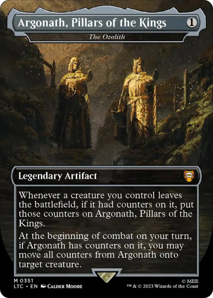 Argonath Pillars of the Kings - The Ozolith (Surge Foil) [The Lord of the Rings: Tales of Middle-Earth Commander] - MTG