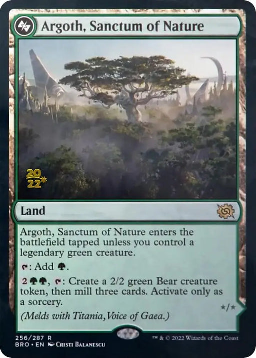 Argoth Sanctum of Nature [The Brothers’ War Prerelease Promos] - MTG Single