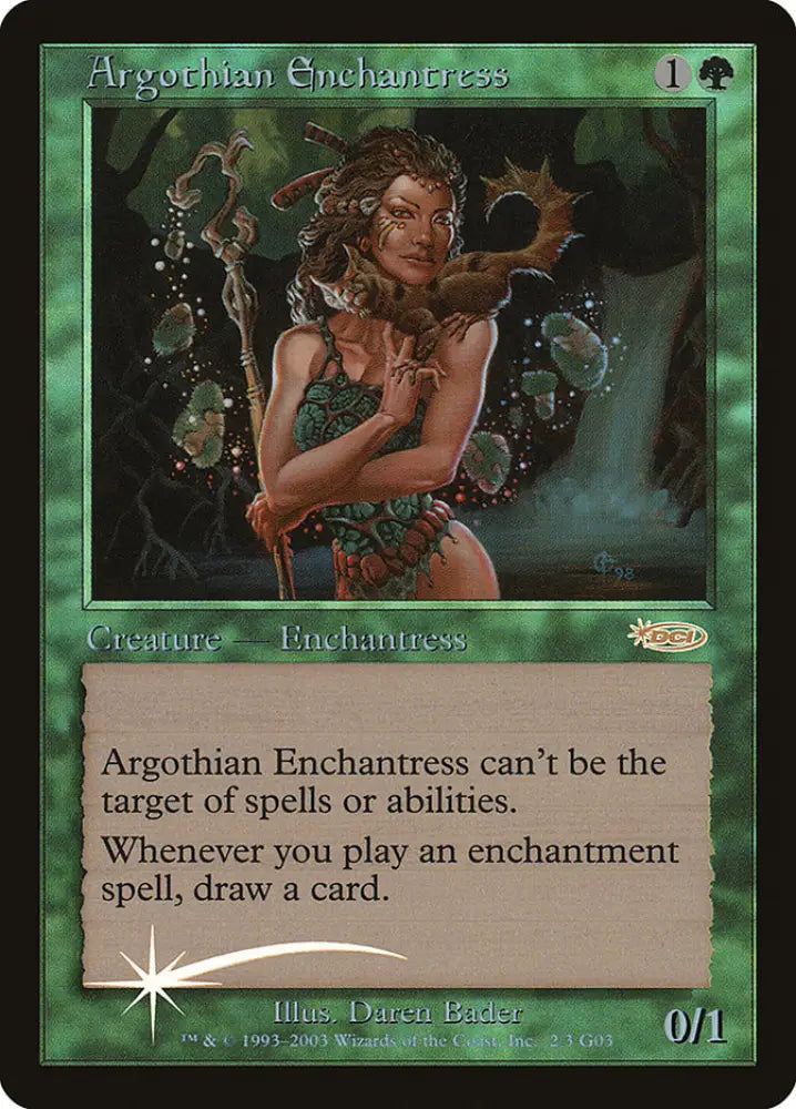 Argothian Enchantress [Judge Gift Cards 2003] - MTG Single