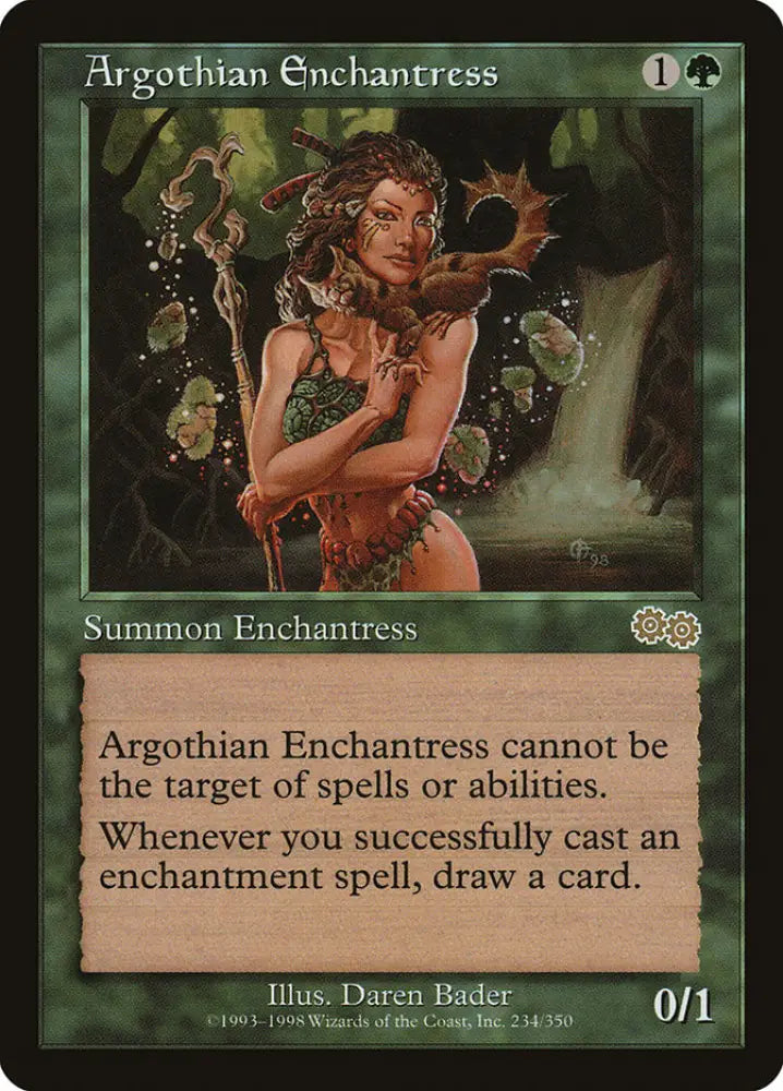 Argothian Enchantress [Urza’s Saga] - MTG Single