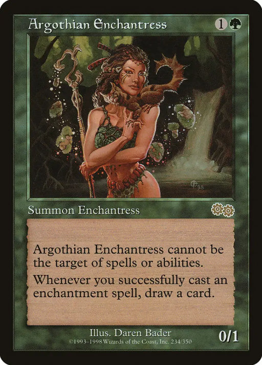 Argothian Enchantress [Urza’s Saga] - MTG Single
