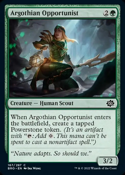 Argothian Opportunist [The Brothers’ War] - MTG Single