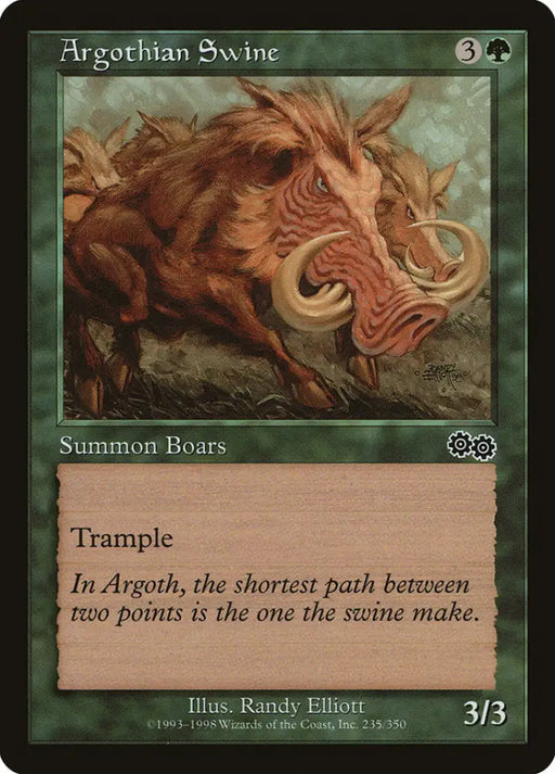 Argothian Swine [Urza’s Saga] - MTG Single