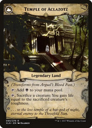 Arguel’s Blood Fast // Temple of Aclazotz [Ixalan] - MTG Single