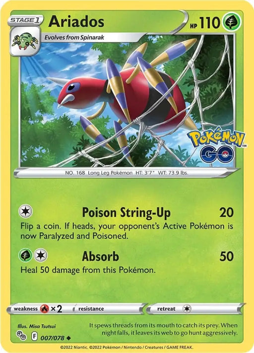Ariados (007/078) [Pokémon GO] - Pokemon Single