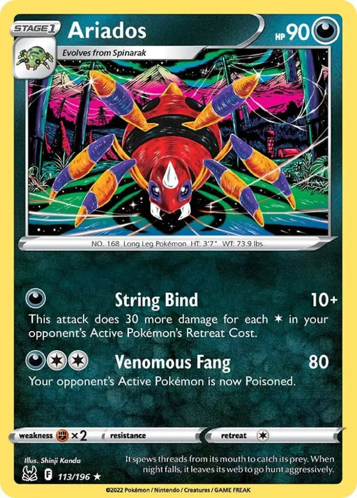 Ariados (113/196) [Sword & Shield: Lost Origin] - Pokemon Single