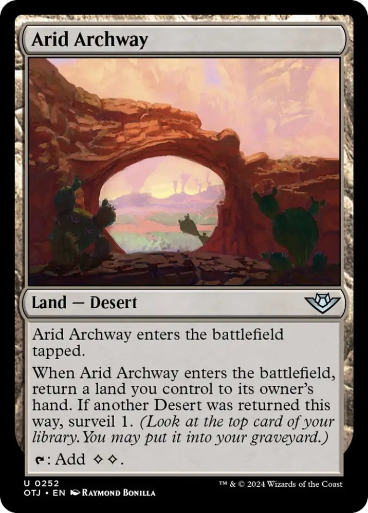 Arid Archway [Outlaws of Thunder Junction] - MTG Single
