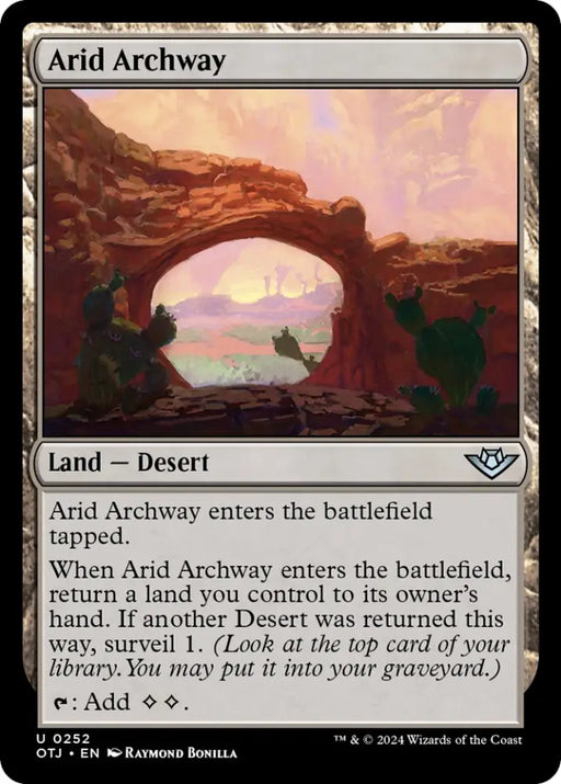 Arid Archway [Outlaws of Thunder Junction] - MTG Single