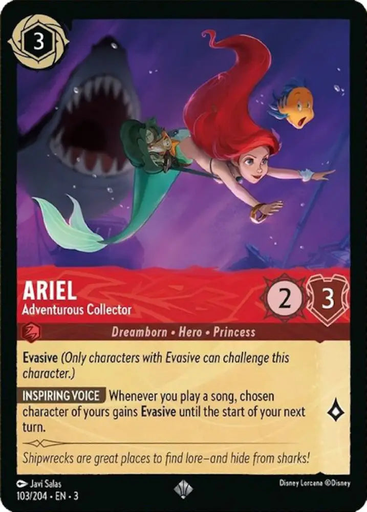 Ariel - Adventurous Collector (103/204) [Into the Inklands] - Lorcana Single