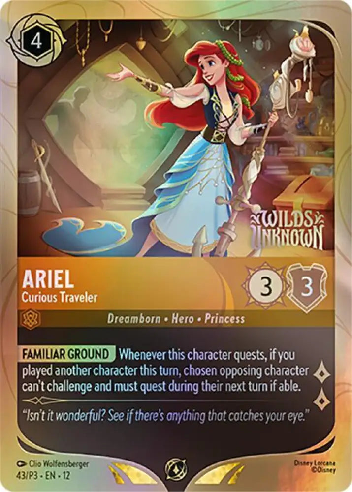 Ariel - Curious Traveler (43) [Disney Lorcana Promo Cards]