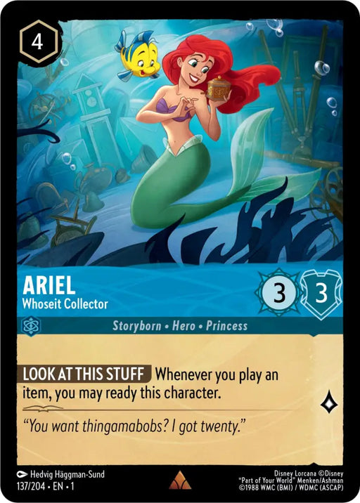 Ariel - Whoseit Collector (137/204) [The First Chapter] - Lorcana Single