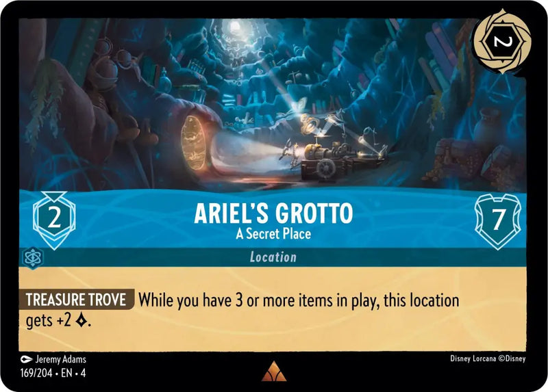 Ariel’s Grotto - A Secret Place (169/204) [Ursula’s Return] - Lorcana Single