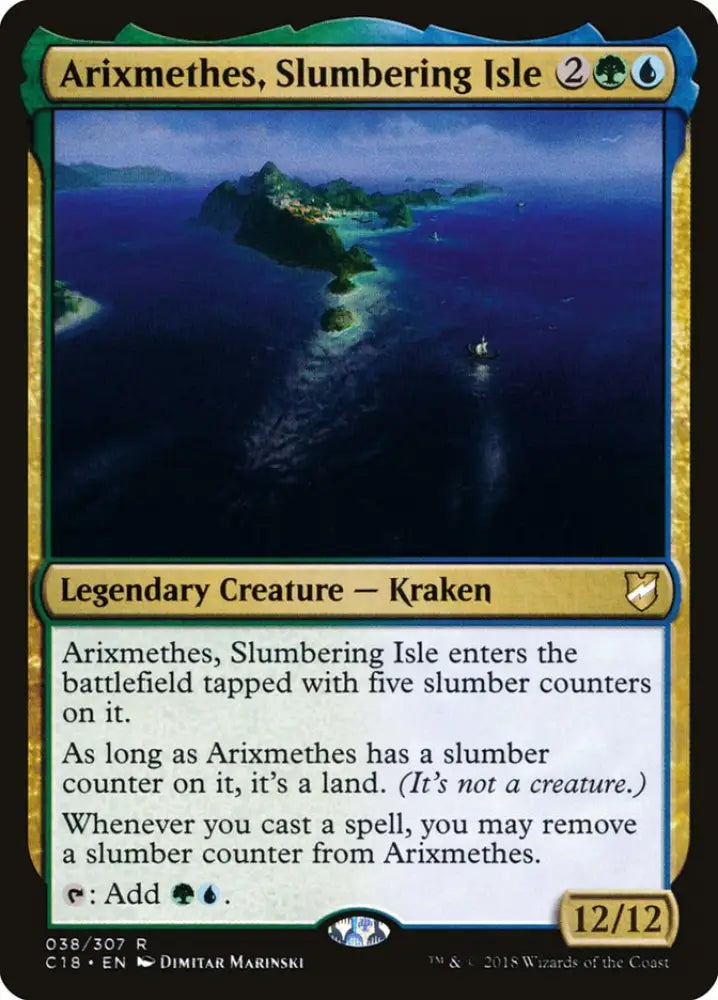 Arixmethes Slumbering Isle [Commander 2018] - MTG Single