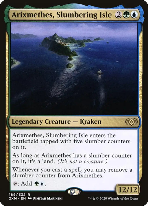 Arixmethes Slumbering Isle [Double Masters] - MTG Single
