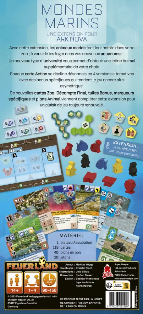 Ark Nova: Extension Monde Marin (FR) - Board Games