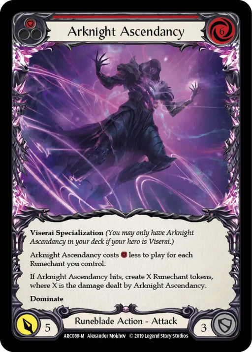 Arknight Ascendancy [Arcane Rising 1st Edition] 1st Edition Normal - Flesh And Blood Single