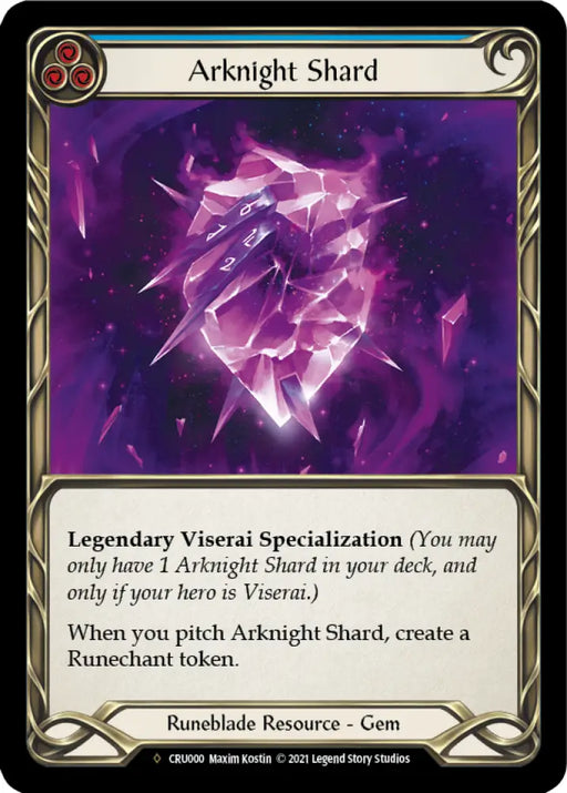 Arknight Shard [Crucible of War Unlimited] Unlimited Rainbow Foil - Flesh And Blood Single