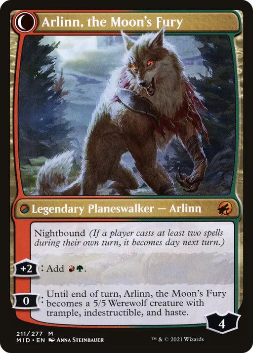 Arlinn the Pack’s Hope // Arlinn the Moon’s Fury [Secret Lair: From Cute to Brute] - MTG Single