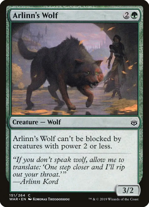 Arlinn’s Wolf [War of the Spark] - MTG Single