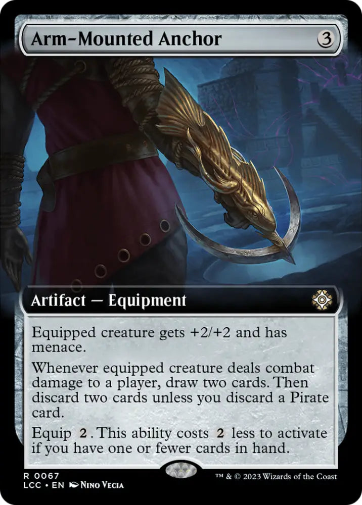 Arm-Mounted Anchor (Extended Art) [The Lost Caverns of Ixalan Commander] - MTG Single
