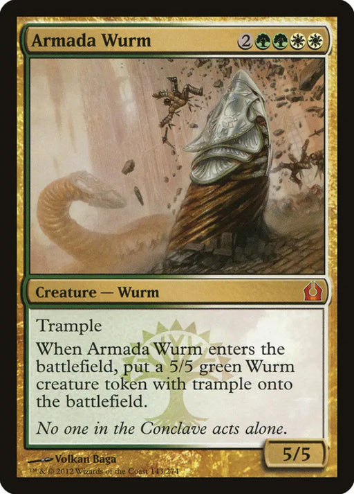 Armada Wurm [Return to Ravnica] - MTG Single