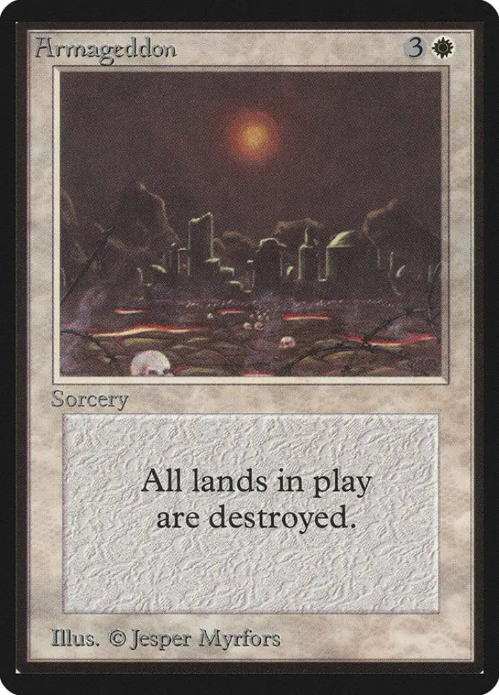 Armageddon [Beta Edition] - MTG Single