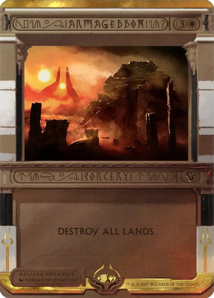 Armageddon (Invocation) [Amonkhet Invocations] - MTG Single