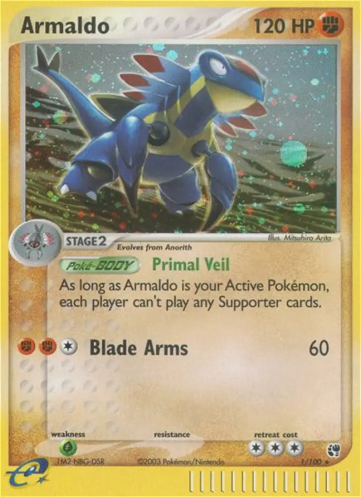 Armaldo (1/100) [EX: Sandstorm] - Pokemon Single