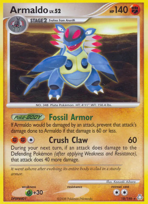 Armaldo (18/146) [Diamond & Pearl: Legends Awakened] - Pokemon Single