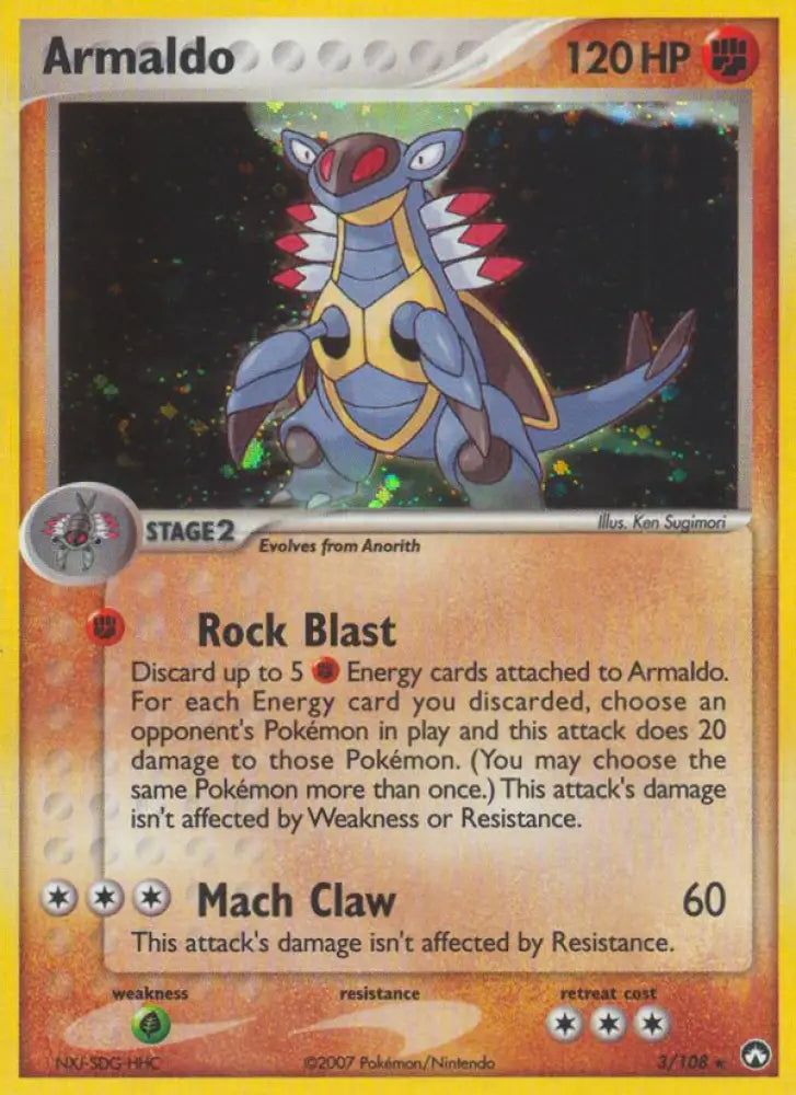 Armaldo (3/108) [EX: Power Keepers] - Pokemon Single