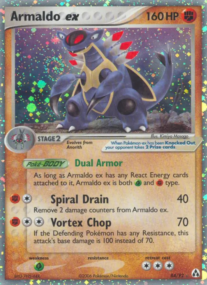 Armaldo ex (84/92) [EX: Legend Maker] - Pokemon Single