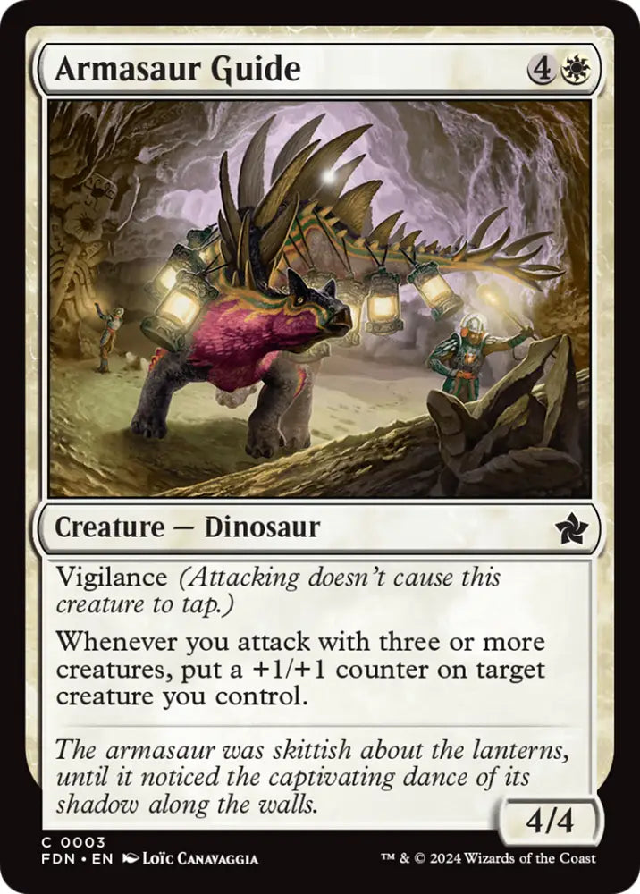 Armasaur Guide [Foundations] - MTG Single
