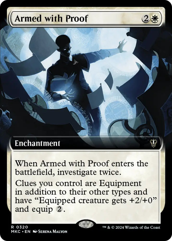 Armed with Proof (Extended Art) [Murders at Karlov Manor Commander] - MTG Single