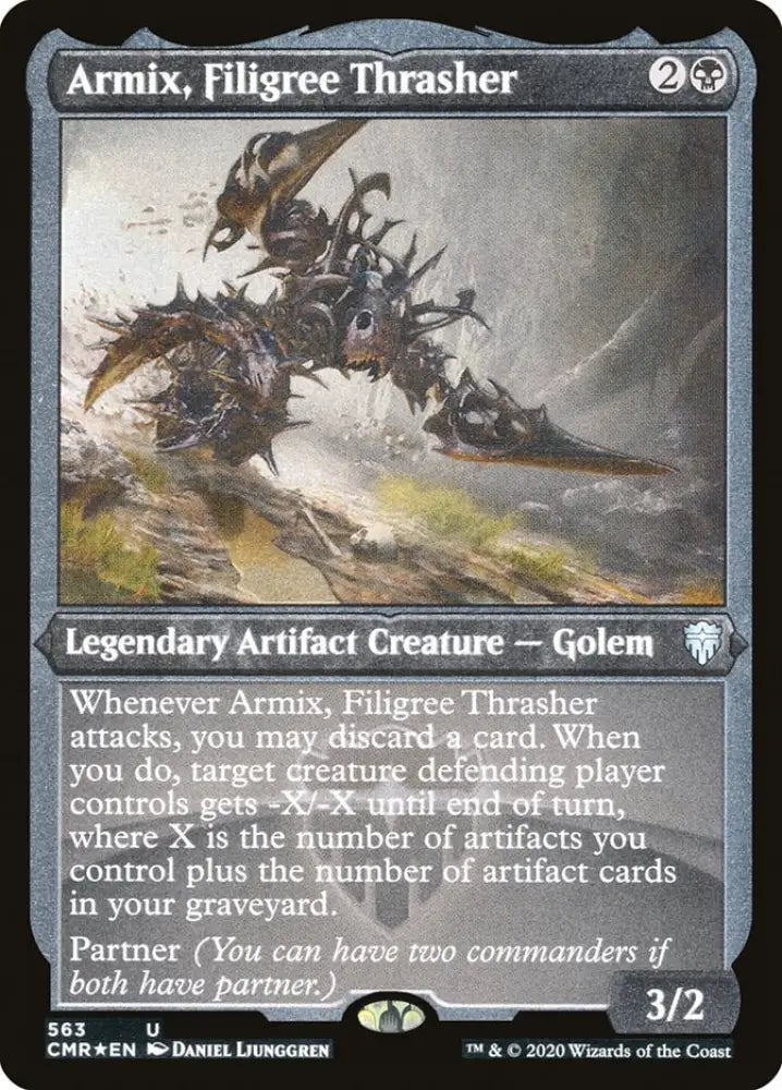 Armix Filigree Thrasher (Etched) [Commander Legends] - MTG Single