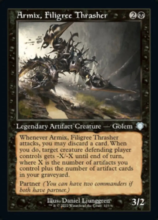 Armix Filigree Thrasher (Retro) [The Brothers’ War Commander] - MTG Single