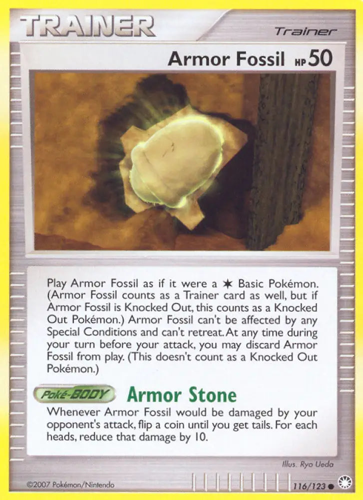 Armor Fossil (116/123) [Diamond & Pearl: Mysterious Treasures] - Pokemon Single