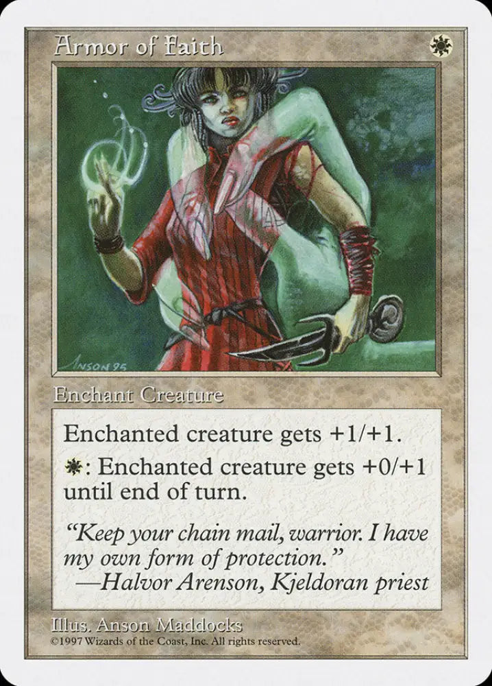 Armor of Faith [Fifth Edition] - MTG Single